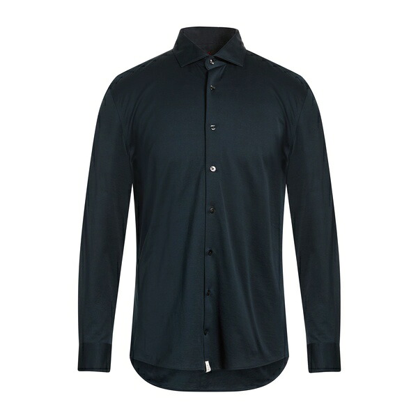 【貨物輸送無料】 ピューテリー メンズ プルオーバー トップス Shirts Blue