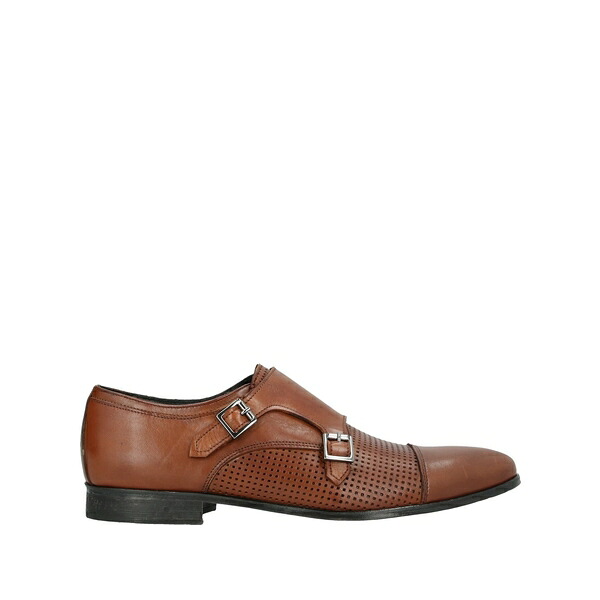【貨物輸送無料】 ダニエレ アレッサンドリー二 メンズ スリッポン・ローファー シューズ Loafers Brown スリッポン-メンズ靴-靴