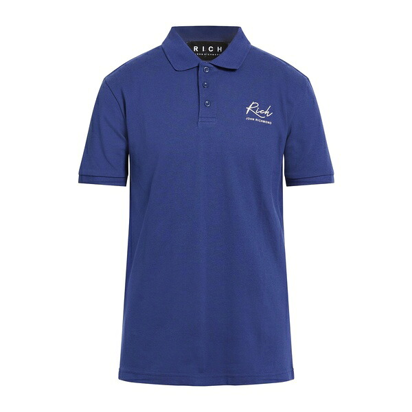 【送料無料】 ジョン リッチモンド メンズ Tシャツ トップス Polo shirts Blue|asty