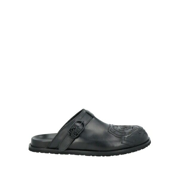 【貨物輸送無料】 ロベルトカヴァリ メンズ サンダル シューズ Mules \u0026 Clogs Black