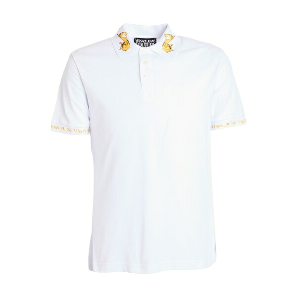【送料無料】 ベルサーチ メンズ Tシャツ トップス Polo shirts White｜asty