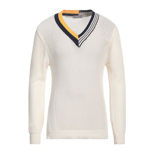 【貨物輸送無料】 ダニエレ アレッサンドリー二 メンズ 編み物\u0026プルオーバー アウター Sweaters White