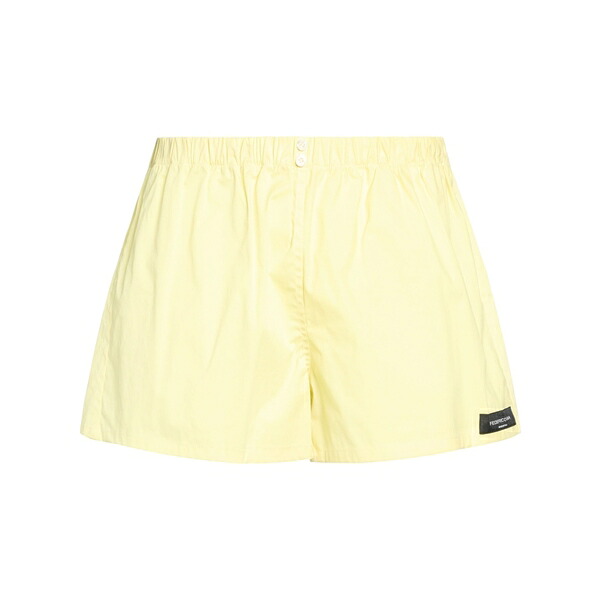 【貨物輸送無料】 フェデリコ チーナ メンズ 心地好いズボン下 ボトムス Shorts \u0026 Bermuda Shorts Yellow