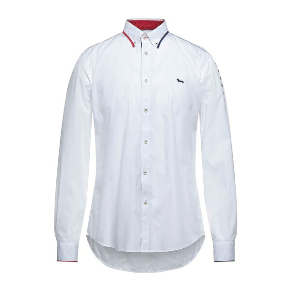 【送料無料】 ハーモント & ブレイン メンズ シャツ トップス Shirts White|asty