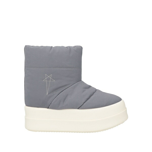 【貨物輸送無料】 リックオウエンス メンズ ブーツ シューズ Ankle boots Grey