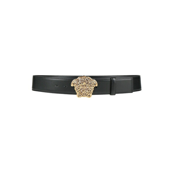 【貨物輸送無料】 ヴェルサーチ メンズ 三尺帯 添え物 Belts Black