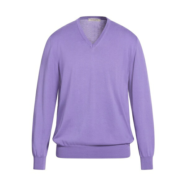 【送料無料】 ラ フィレリア メンズ ニット\u0026セーター アウター Sweaters Purple
