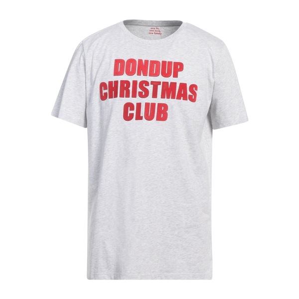 【送料無料】 ドンダップ メンズ Tシャツ トップス T-shirts Grey｜asty