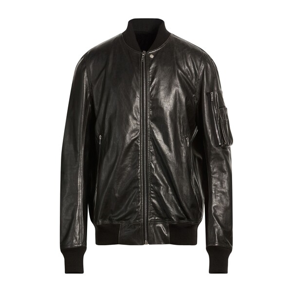 【貨物輸送無料】 リックオウエンス メンズ 上衣＆上衣 アウター Jackets Black