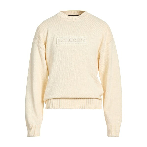 【貨物輸送無料】 ディースクエアード メンズ 編み物\u0026プルオーバー アウター Sweaters White
