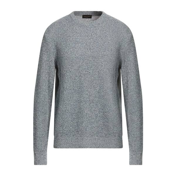 【貨物輸送無料】 ロベルトコリーナ メンズ 編み物\u0026プルオーバー アウター Sweaters Azure
