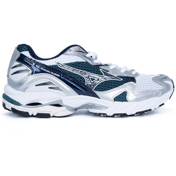 Mizuno ミズノ メンズ スニーカー  【Mizuno Wave Rider 10 White Baritone Blue】  大いさ US_5.5(23.5糎) White/Baritone Blue 靴-メンズ靴-スニーカー