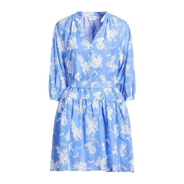 【貨物輸送無料】 マレッラ 運動競技 レディース 衣装 トップス Mini dresses Azure レディースファッション-スーツ・セットアップ