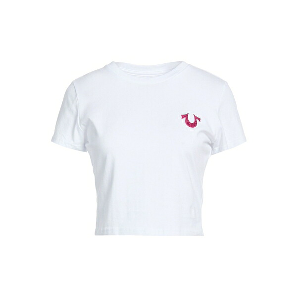 【貨物輸送無料】 トゥルーレリジョン レディース プルオーバー トップス T-shirts White