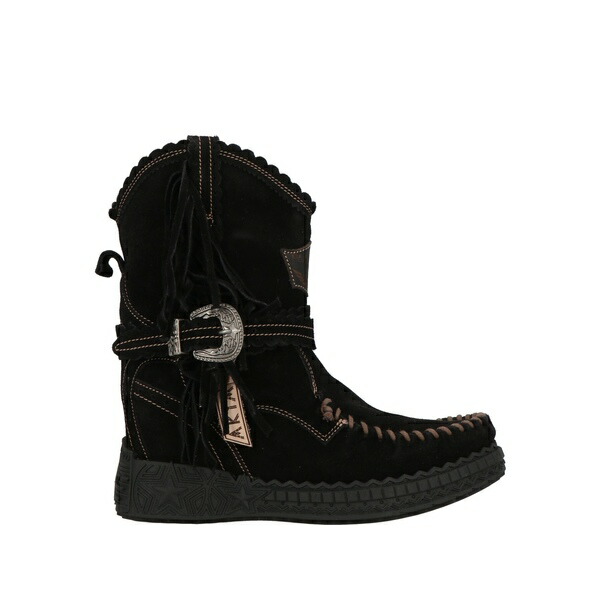 【貨物輸送無料】 エルバッケロ レディース ブーツ シューズ Ankle boots Blue