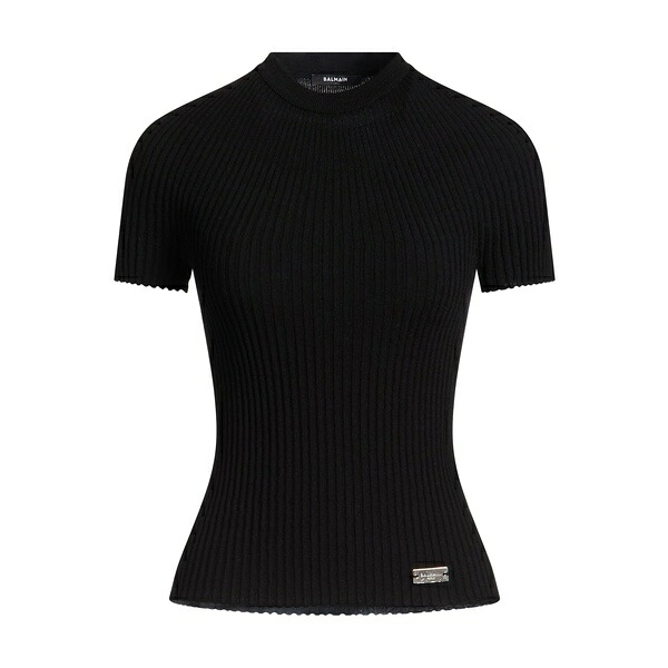 【貨物輸送無料】 バルマン レディース 編み物\u0026スウェーター アウター Sweaters Black
