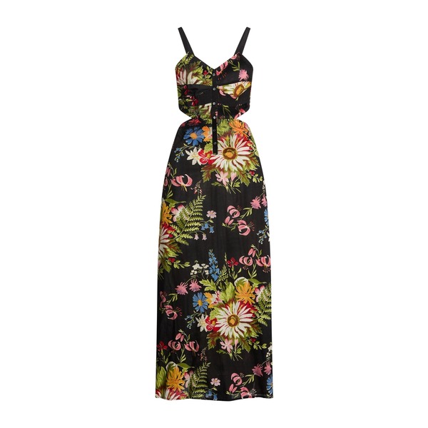 【送料無料】 アンティックバティック レディース ワンピース トップス Maxi dresses Black｜asty