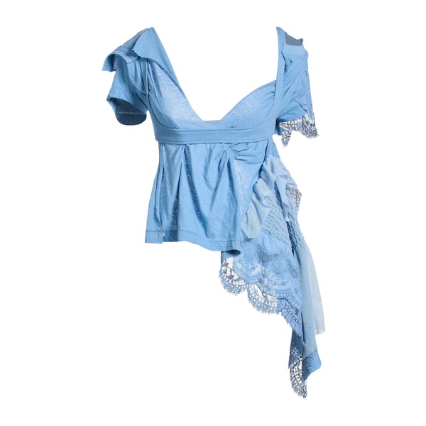 【送料無料】 ディースクエアード レディース Tシャツ トップス Tops Azure｜asty