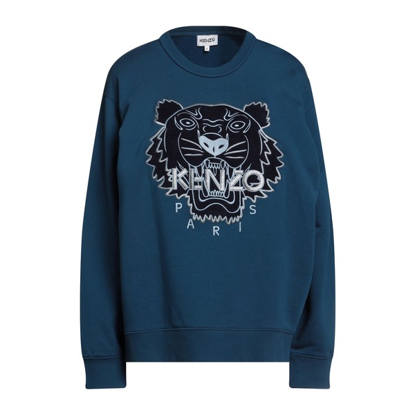 【貨物輸送無料】 ケンゾー レディース パーカー・スウェットシャツ アウター Sweatshirts Blue