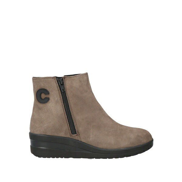 【貨物輸送無料】 チンツィア ホンブルグ帽 レディース ブーツ シューズ Ankle boots Grey