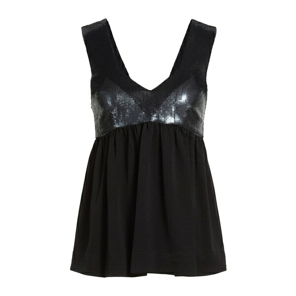 【送料無料】 プロエンザショラー レディース Tシャツ トップス Tops Black｜asty