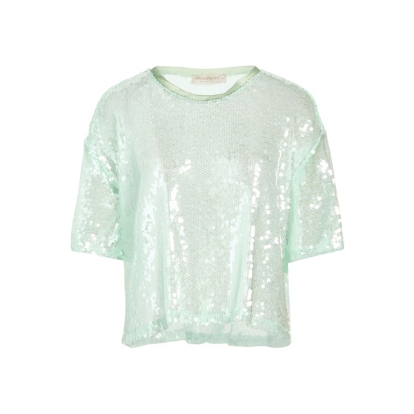 【送料無料】 リナシメント レディース Tシャツ トップス Tops Green｜asty