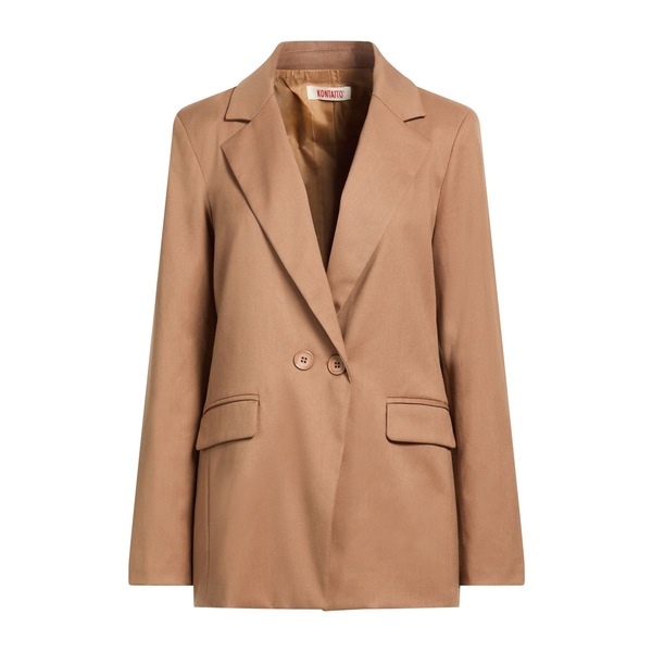 【送料無料】 コンタット レディース ジャケット＆ブルゾン アウター Blazers Brown