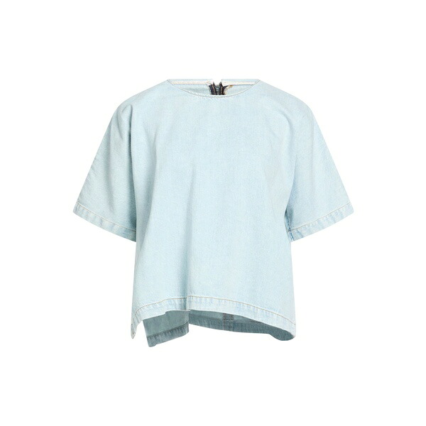 【送料無料】 リビアナコンティ レディース Tシャツ トップス Tops Blue|asty
