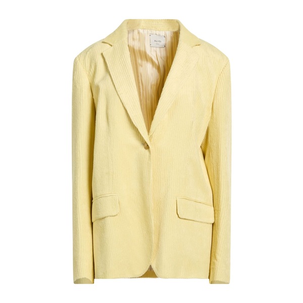 【送料無料】 アリジ レディース ジャケット&ブルゾン アウター Blazers Yellow|asty