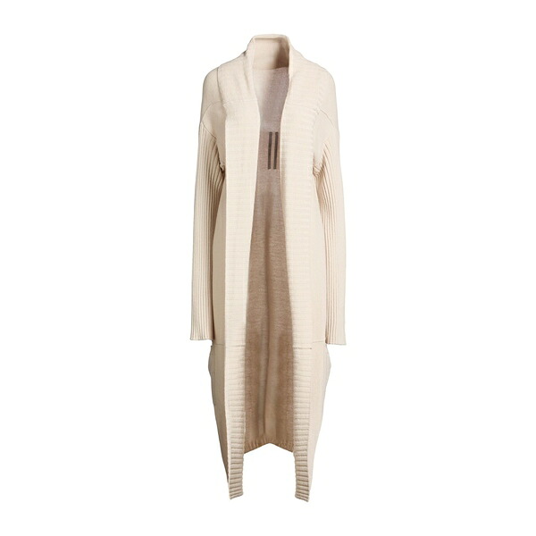 【貨物輸送無料】 リックオウエンス レディース ジレー アウター Cardigans Beige