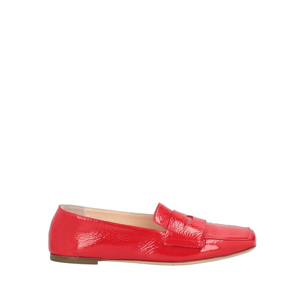 【貨物輸送無料】 エージーエル レディース スリッポン・ローファー シューズ Loafers Red