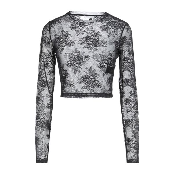 【貨物輸送無料】 パトリツィア ペペ レディース プルオーバー トップス Tops Black