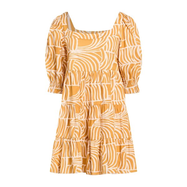 【送料無料】 スーベニアー レディース ワンピース トップス Mini dresses Yellow｜asty