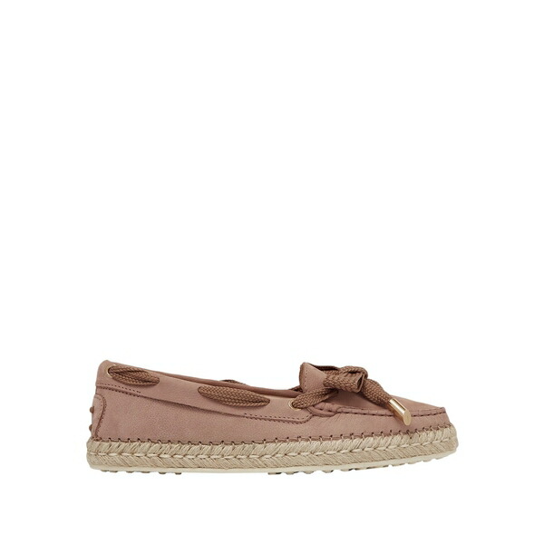 【貨物輸送無料】 トッズ レディース スリッポン・ローファー シューズ Loafers Pink