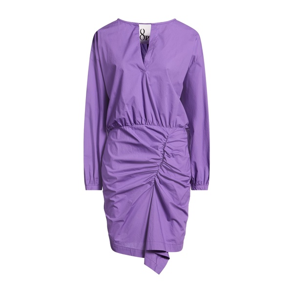 【送料無料】 エイト・ピーエム レディース ワンピース トップス Mini dresses Purple｜asty