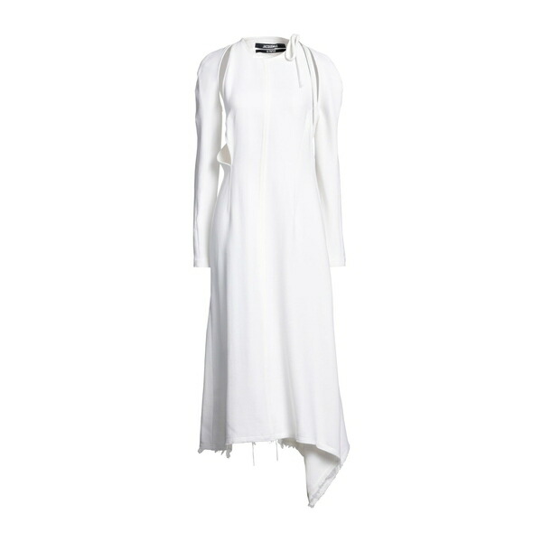 【送料無料】 ジャクエムス レディース ワンピース トップス Midi dresses White｜asty