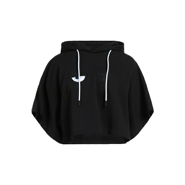 【貨物輸送無料】 シアラフェラーニ レディース パーカー・スウェットシャツ アウター Sweatshirts Black