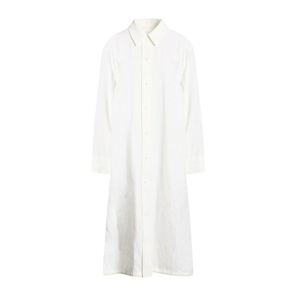 【貨物輸送無料】 ジル・サンダー レディース 衣裳 トップス Midi dresses White