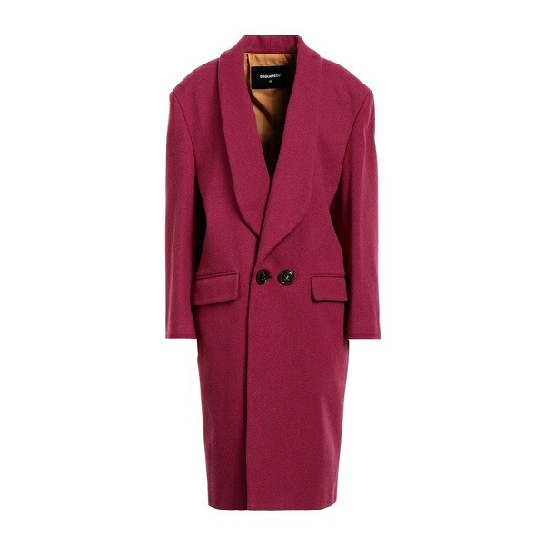 【送料無料】 ディースクエアード レディース ジャケット＆ブルゾン アウター Coats Red｜asty