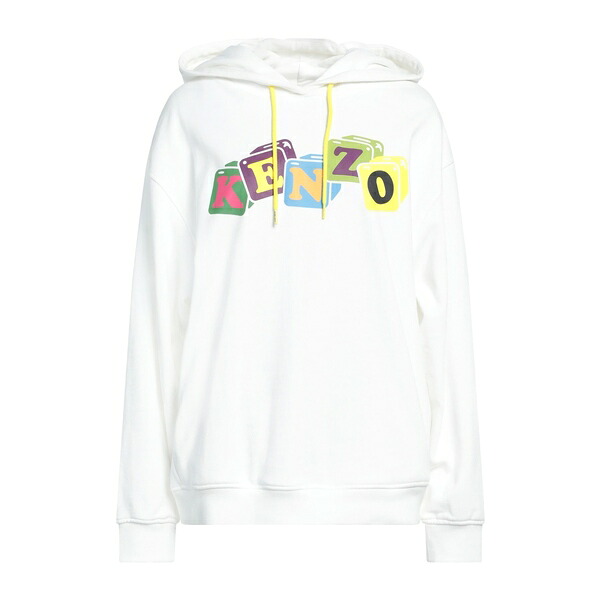 【貨物輸送無料】 ケンゾー レディース パーカー・スウェットシャツ アウター Sweatshirts White