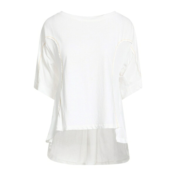 【貨物輸送無料】 御機嫌 レディース プルオーバー トップス T-shirts White