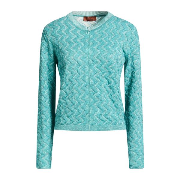 【貨物輸送無料】 ミッソーニ レディース 編み物\u0026スウェーター アウター Cardigans Azure