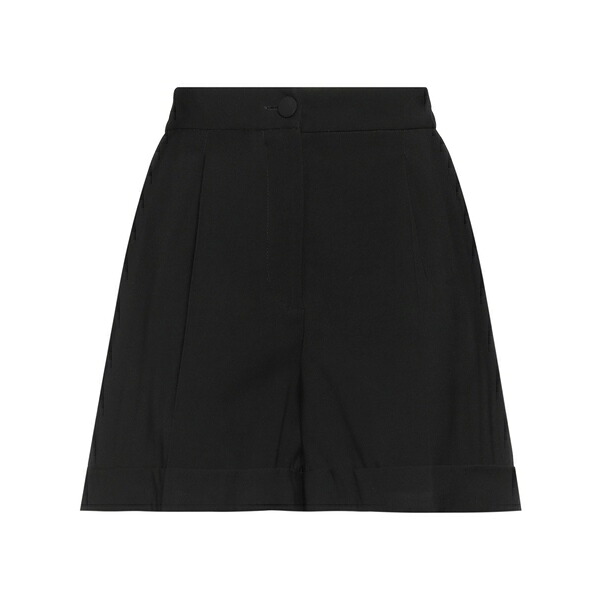 【貨物輸送無料】 フェデリカ・トシ レディース 心地好いズボン下 ボトムス Shorts \u0026 Bermuda Shorts Black