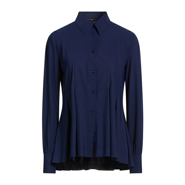 【送料無料】 ハイ レディース シャツ トップス Shirts Blue｜asty