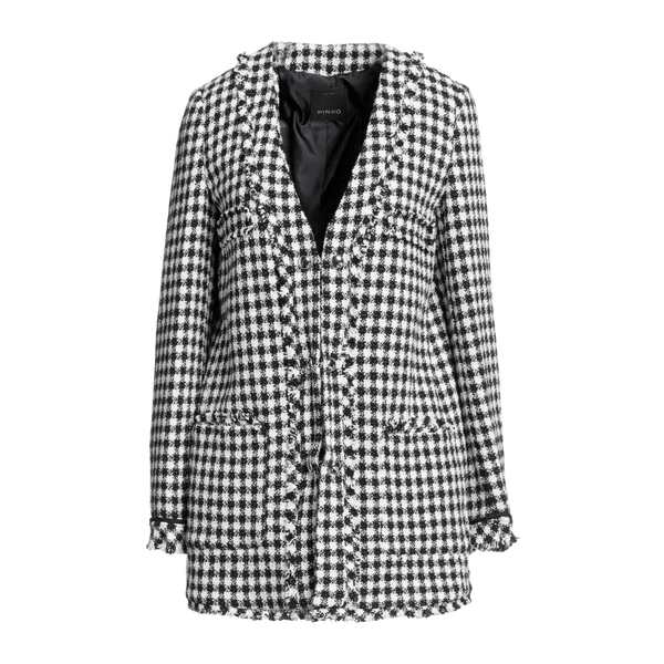 【送料無料】 ピンコ レディース ジャケット&ブルゾン アウター Overcoats & Trench Coats White|asty
