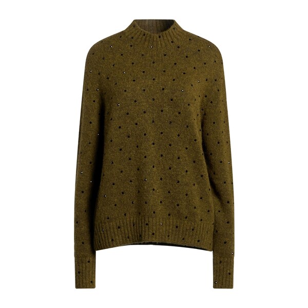 【貨物輸送無料】 ラ・ダブル・ジェイ レディース 編み物\u0026スウェーター アウター Turtlenecks Green
