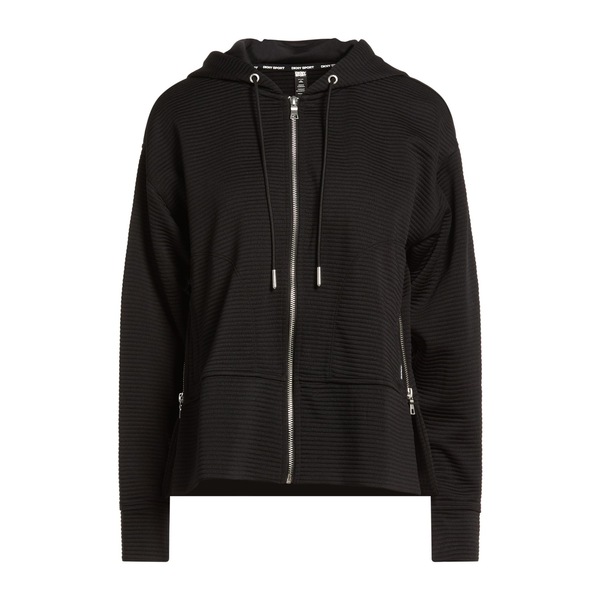 【貨物輸送無料】 ダナキャラン レディース パーカー・スウェットシャツ アウター Sweatshirts Black