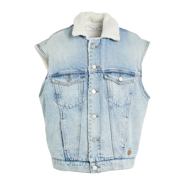 【送料無料】 フィロソフィーデロレンゾセラフィーニ レディース ジャケット＆ブルゾン アウター Denim outerwear Blue｜asty