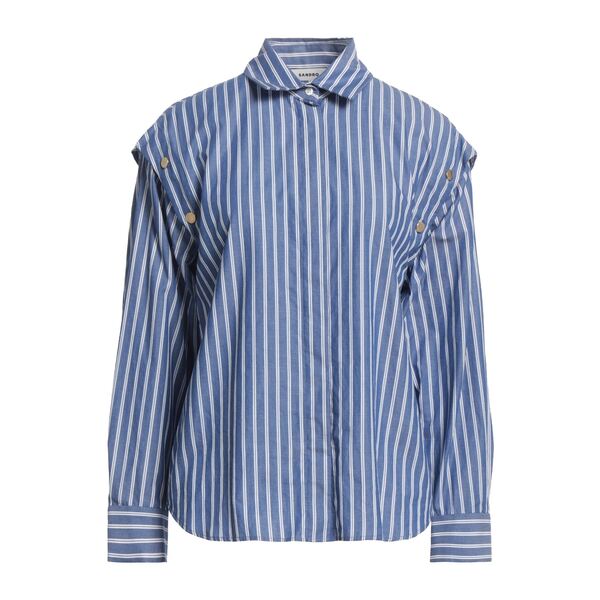 【送料無料】 サンドロ レディース シャツ トップス Shirts Blue｜asty