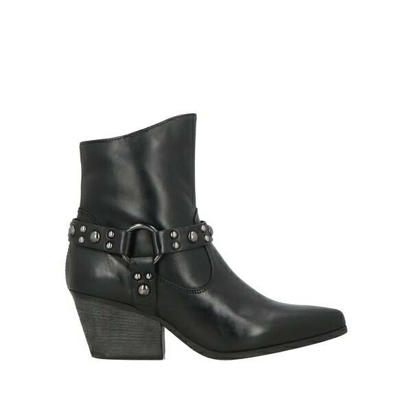 【貨物輸送無料】 ムジュス レディース ブーツ シューズ Ankle boots Black